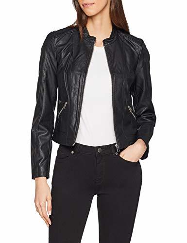 Product Vero Moda Vmkhloe Favo Faux Leather Jacket Noos Chaqueta, Negro