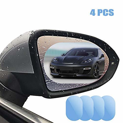 Product Espejo retrovisor para coche, película impermeable, 10,16 x 15,24 cm, HD, resistente