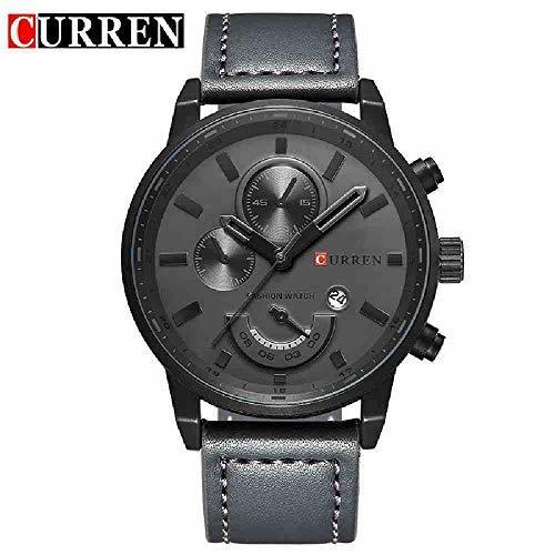 Moda SWJM Reloj para Hombre Reloj de Pulsera Deportivo analógico de Cuarzo Militar