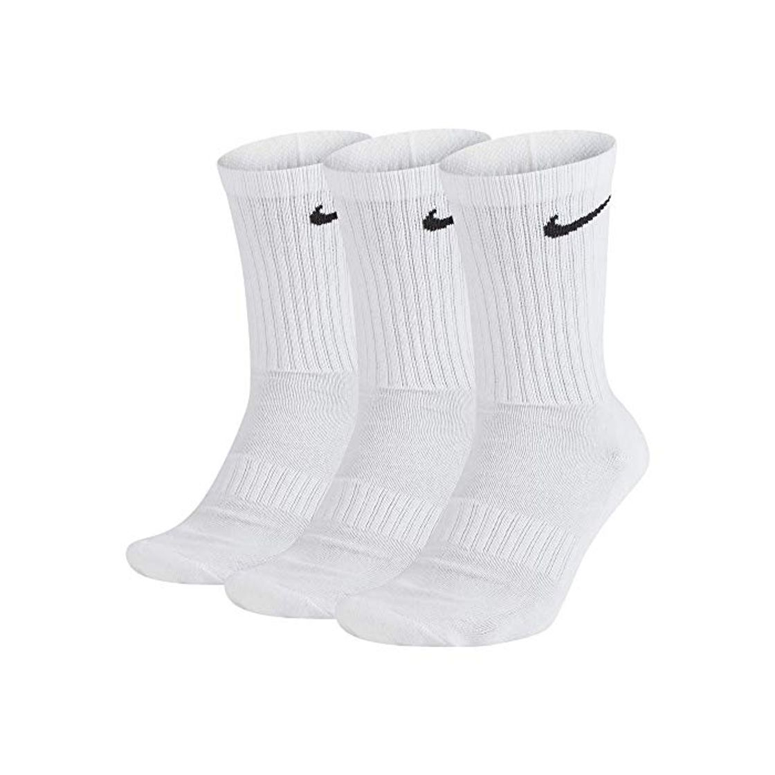 Producto Nike U Nk Everyday Cush Crew 3pr Calcetines, Unisex Adulto, White