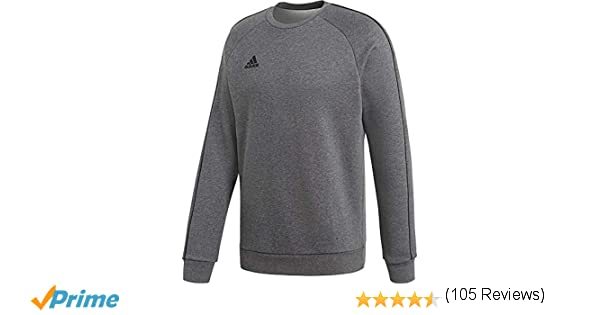 Moda Adidas Core18 Sw Top Sudadera, Hombre, Gris (Gris/Negro), XS ...