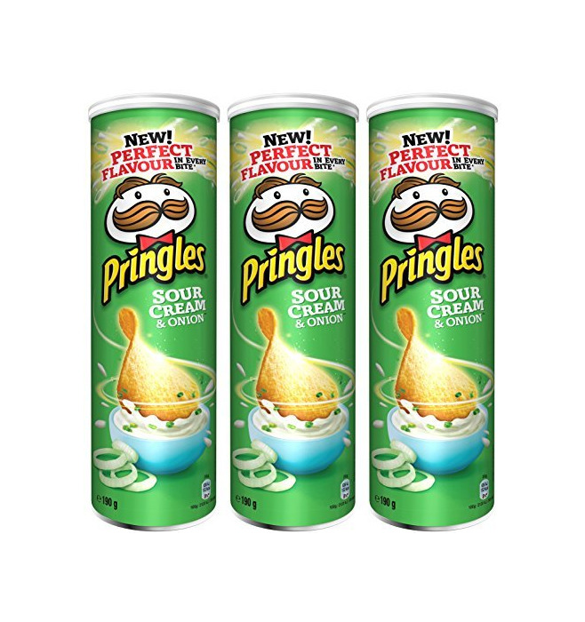 Producto Pringles Sour Cream and Onion Crisps 190 gr