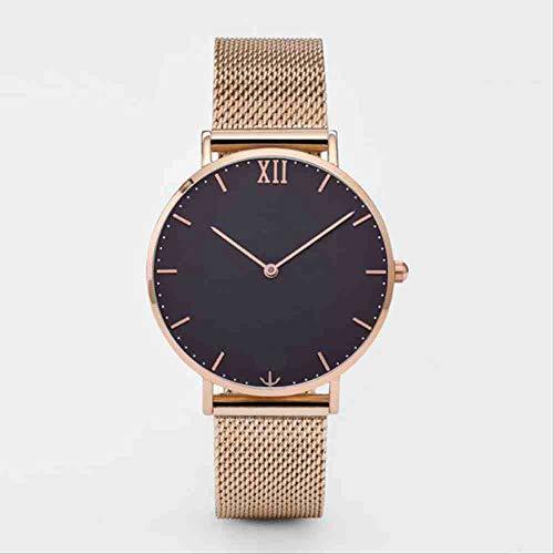 Products DECTN Reloj de Pulsera Casual Minimalista Barco Ancla Reloj de aleación Impermeable