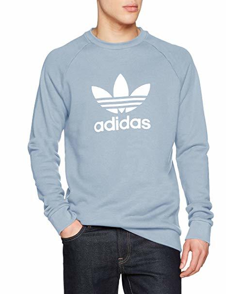 adidas Trefoil Crew Sudadera para Hombre: Amazon.es: Ropa y ...