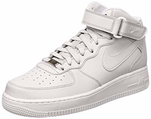 Moda Nike Air Force 1 Mid '07 Zapatillas para Hombre, Blanco, Talla EU