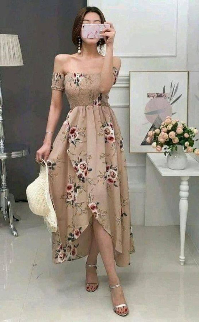 Moda Vestido estampa floral🌺