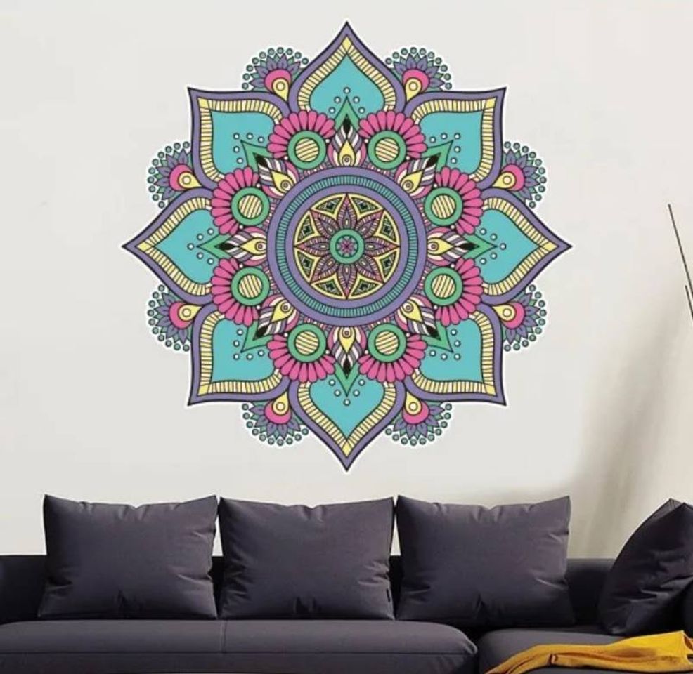 Moda Adesivo de Parede - Mandala