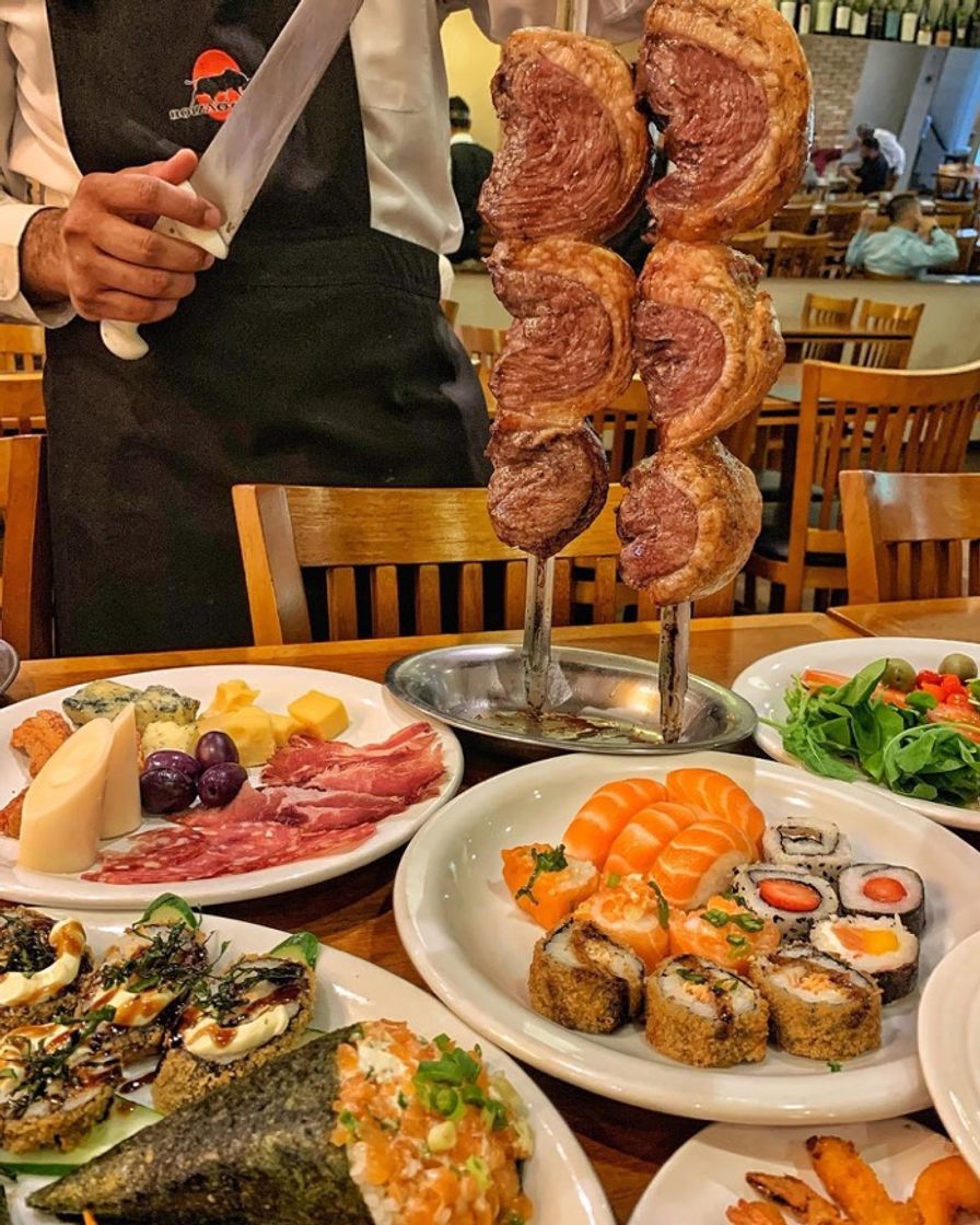 Moda UM RODÍZIO DE CARNE COM SUSHI NO MESMO LUGAR 😱🥩🍣