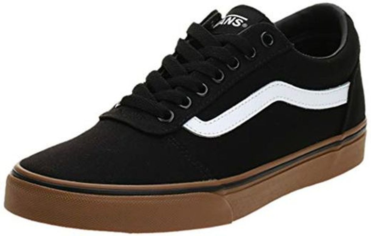 Moda Vans Ward Canvas, Zapatillas para Hombre Negro