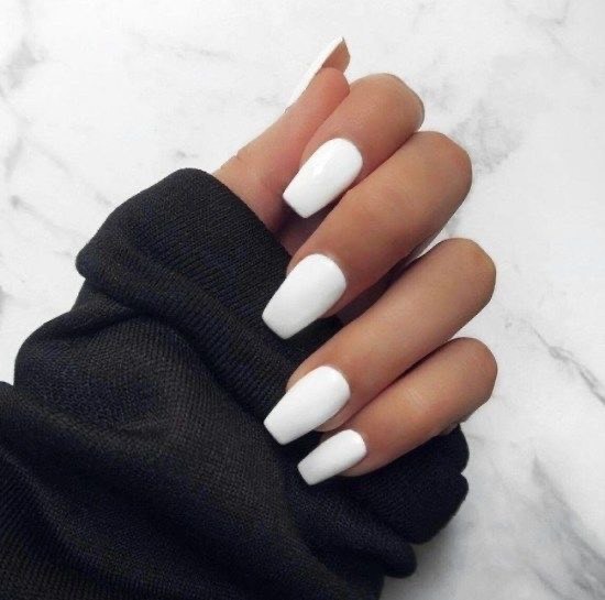 Moda Uñas blancas