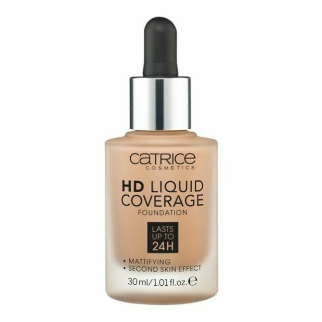 Belleza CATRICE BASE DE MAQUILLAJE HD LIQUID COVERAGE 002 PORCELAIN BEIGE 30ML