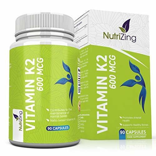 Vitamina K2 Alta resistencia 600 mcg