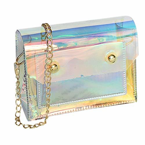 Social Luckycat Moda Mujer Transparente Bolso Transparente Candy Verano Playa Bolso Bolsos Messenger