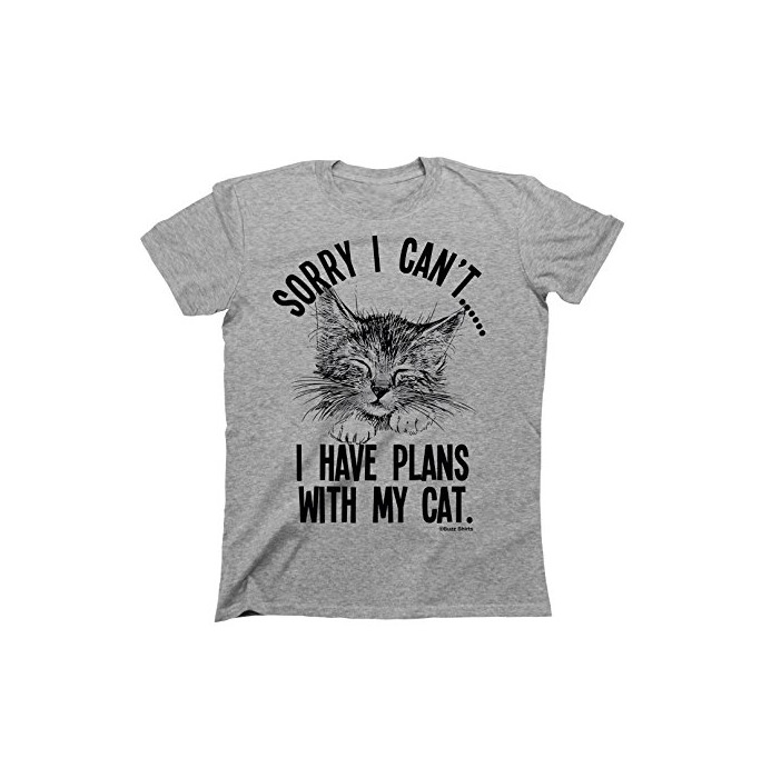 Product Sorry I cant..I Have Plans With My Cat Mens & Ladies Camiseta