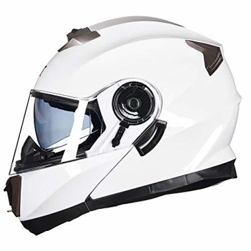 Producto OLEEKA Doble visera Flip Up Full Face Casco Capacete Moto Bicicleta Motocross