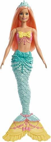 Barbie Dreamtopia - Muñeca Sirena con pelo naranja