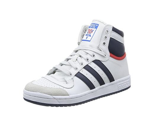 adidas Top Ten HI J - Zapatillas para niño, Blanco