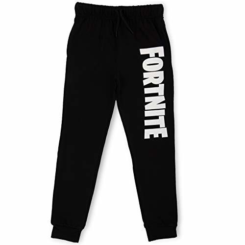 Product Fortnite Pantalón Niño, Pantalón de Deporte Niño de Felpa Gris Claro o