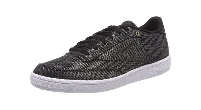 Product Reebok Club C 85 Metallic Mesh, Zapatillas de Tenis para Mujer, Negro