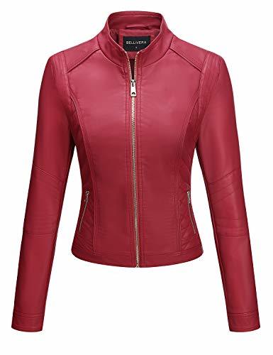 Products Bellivera Chaqueta de Cuero PU para Mujer(3 Colores)