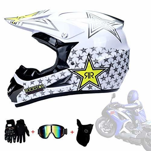 AMINSHAP Full Face Off Road Casco De Motocross Quad Crash Helmet ECE