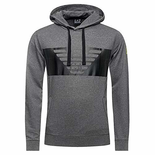 Place Emporio Armani EA7 Sudadera con Capucha Hombre Dark Grey Melange M