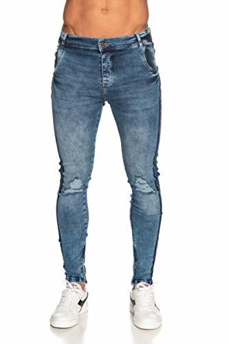 Place Sik Silk Pantalones Low Rise Cartel Denims Azul XS