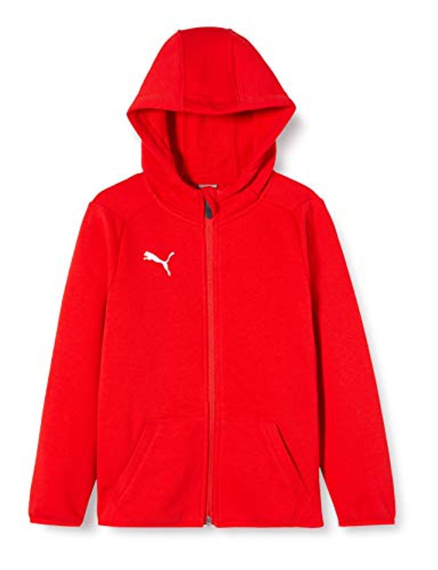 Moda PUMA Liga Casuals Jr Sudadera, Unisex niños, Red