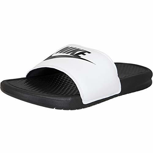 Moda Nike Wmns Benassi JDI, Chanclas para Mujer, Blanco