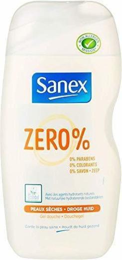 Sanex Gel de ducha 0% pieles secas 500 ml – pack de 2
