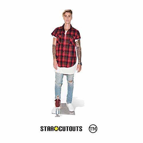Recorte de cartón tamaño Real de Justin Bieber de Star Cutouts