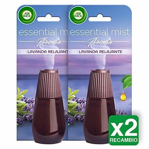 Air Wick Essential Mist Duplo Ambientador fragancia lavanda