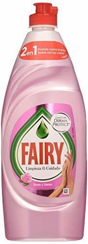 Fairy Limpieza&Cuidado Rosa y Satén Protege Dermis Líquido