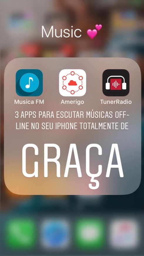 Canción app música off-line no iphone 💚