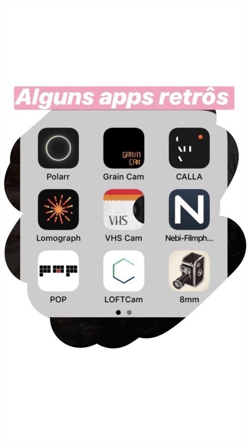 Moda alguns app retrô💚