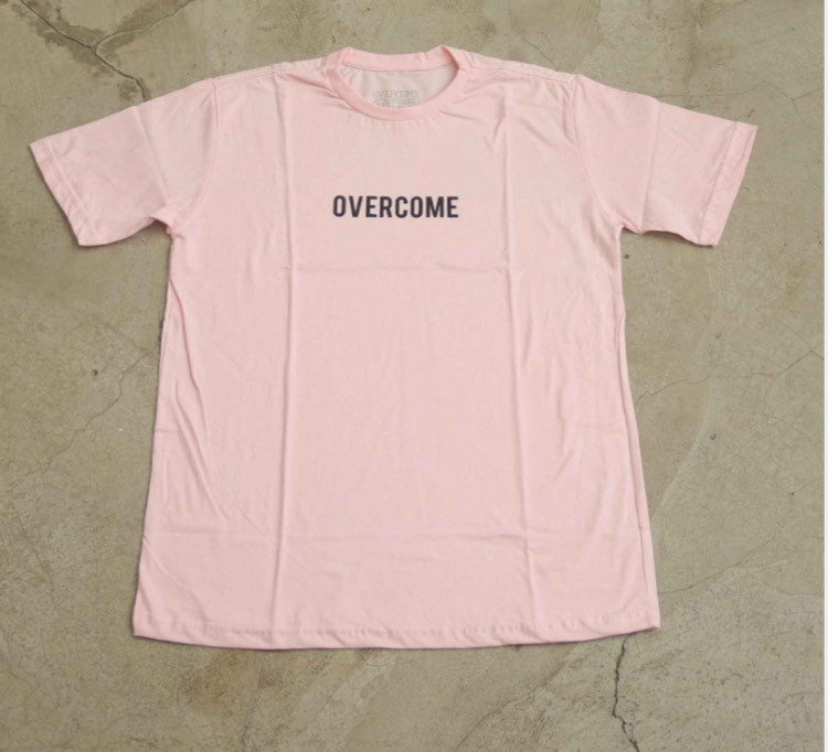 Social Camiseta Overcome "Logobox" Rosa
