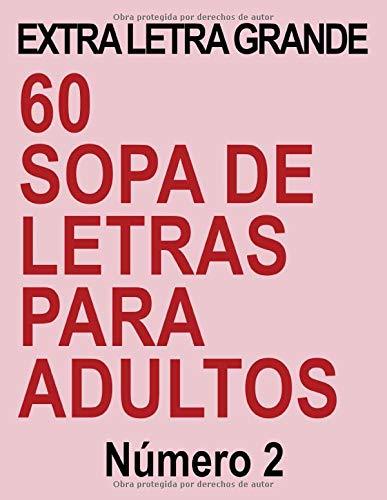 Libro 60 SOPA DE LETRAS EXTRA LETRA GRANDE