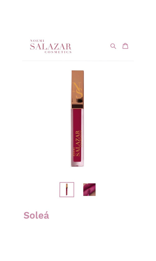 Producto NSCosmetics Labial Mate “Soleá”