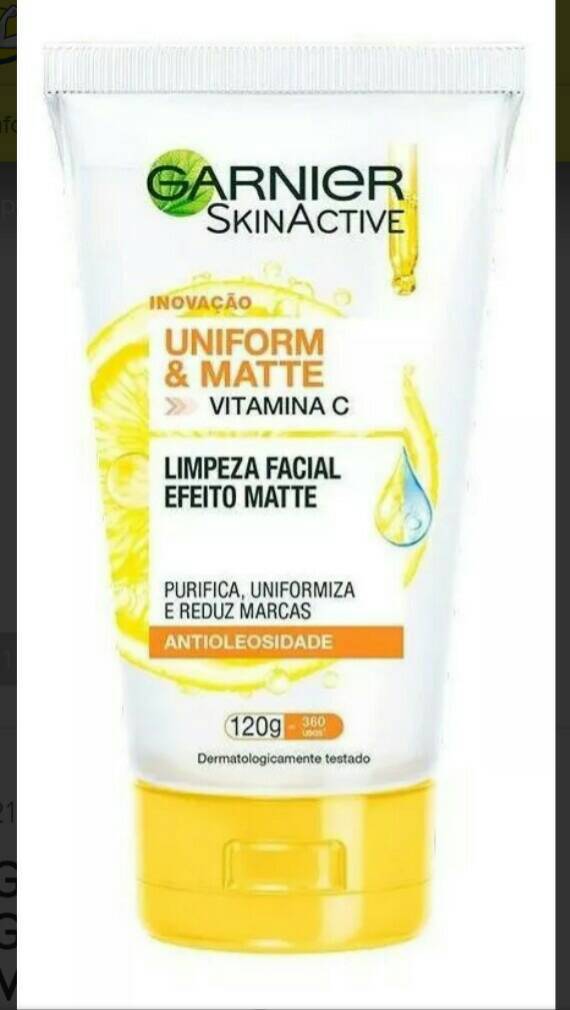 Product Limpeza facial garnier uniforme & matte