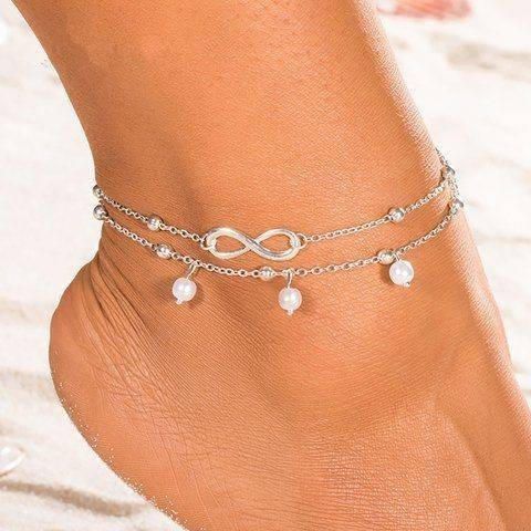 HIWSSH El cinturón-QT181 Creative Snake Chain Anklet