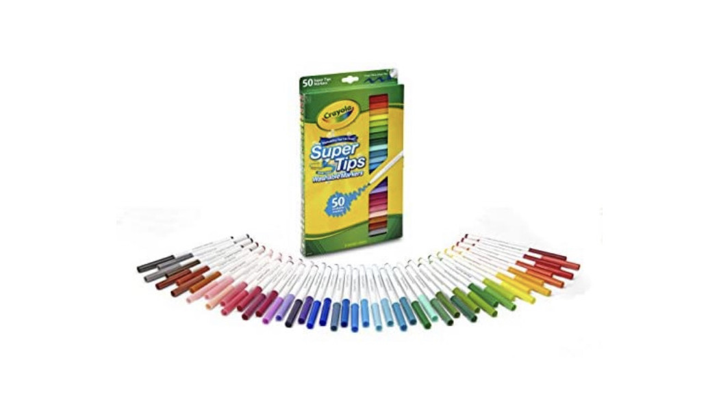 Product Crayola Super Tips Washable Markers Age 3+ - 50 ..