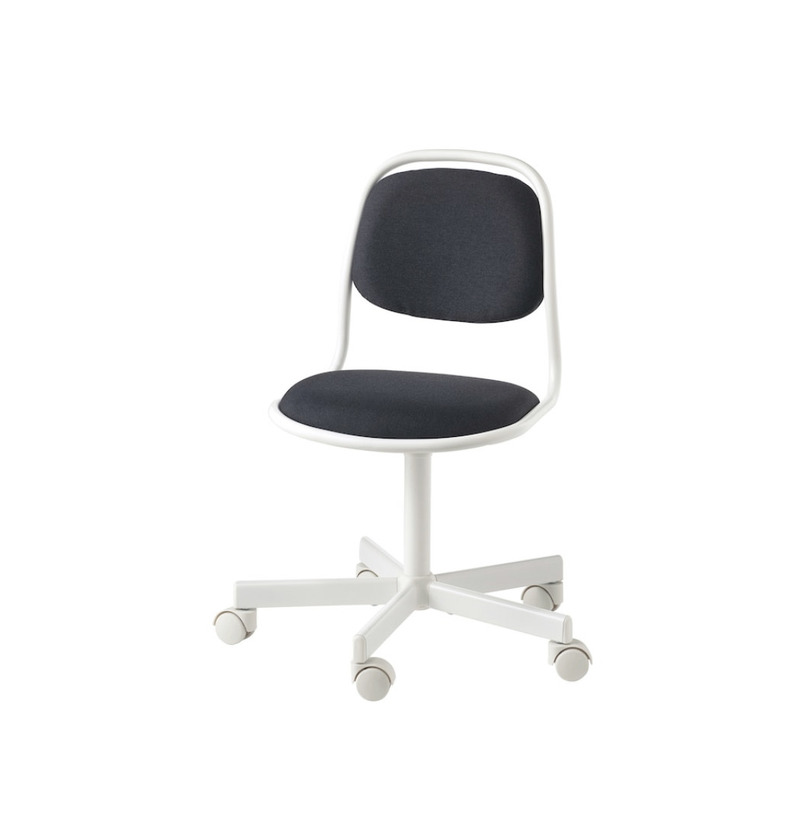 Product Silla de escritorio con cojines negro