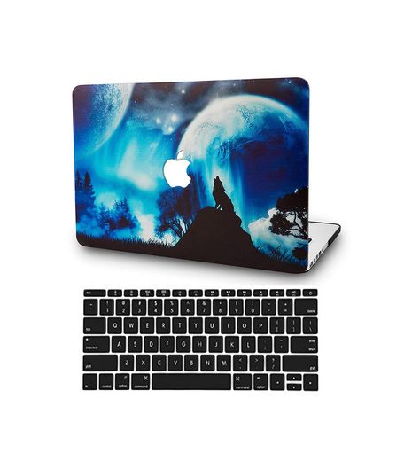 KECC MacBook Air 13 Pulgadas Funda Dura Case w/EU Cubierta Teclado MacBook