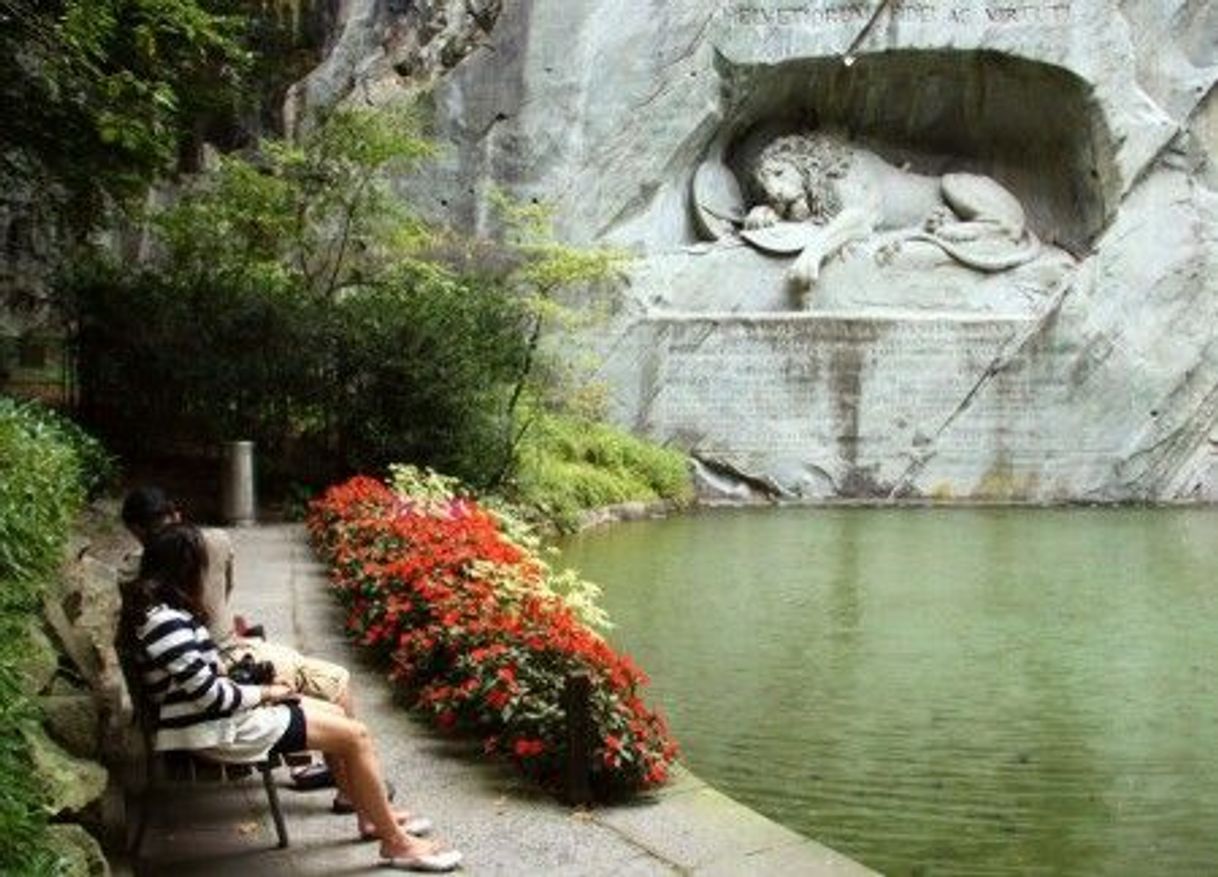 Social Monumento al leon en lucerna