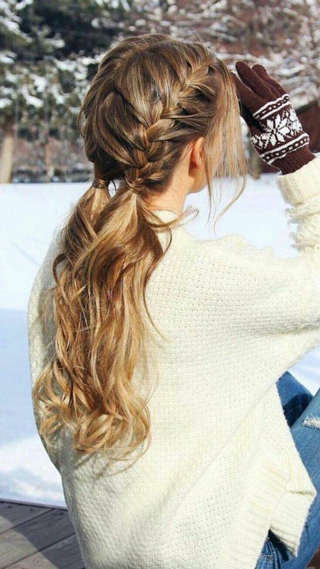 Moda Penteado com trança 