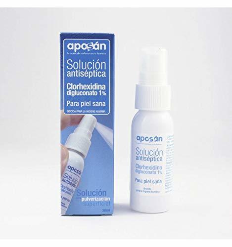 Products APOSAN CLORHEXIDINA DIGLUCONATO 1% SOLUCION ANTISEPTICA PIEL SANA PULVERIZADOR 30 ML