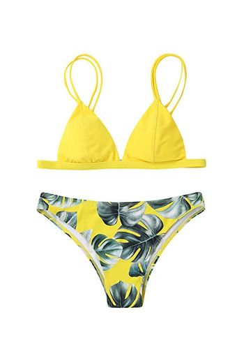 riou Bikini Conjuntos de Bikinis para Mujer Push Up Mujeres Traje de