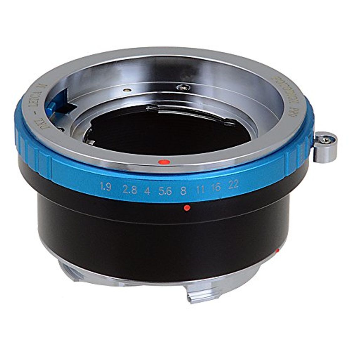 Social Fotodiox Pro Lens Mount Adapter with Aperture Control Ring - Deckel-Bayonett