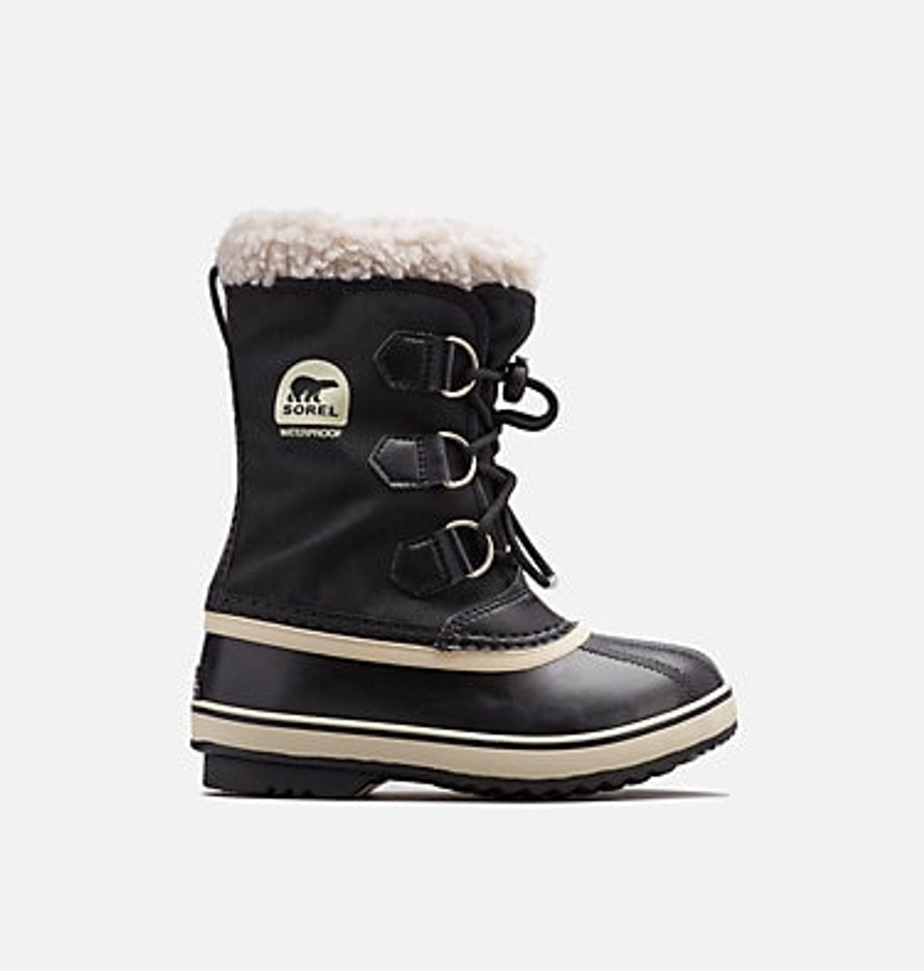 Social Sorel Youth Rylee Camo, Botas de Invierno para Niñas, Negro