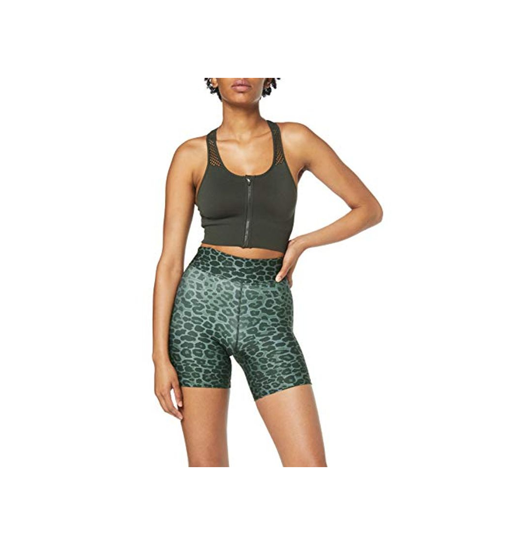 Social Marca Amazon - AURIQUE Shorts de Ciclismo Estampados Mujer, Gris